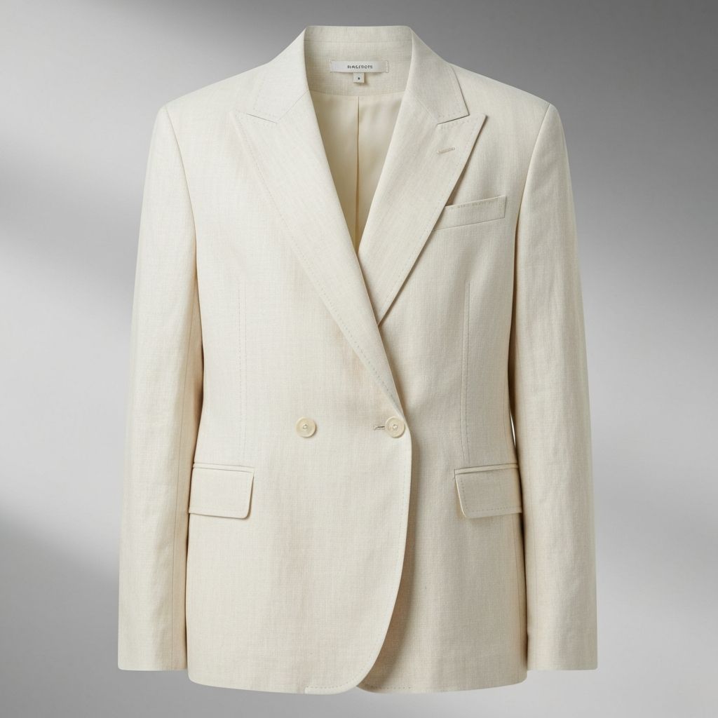 Minimalist Linen Blazer